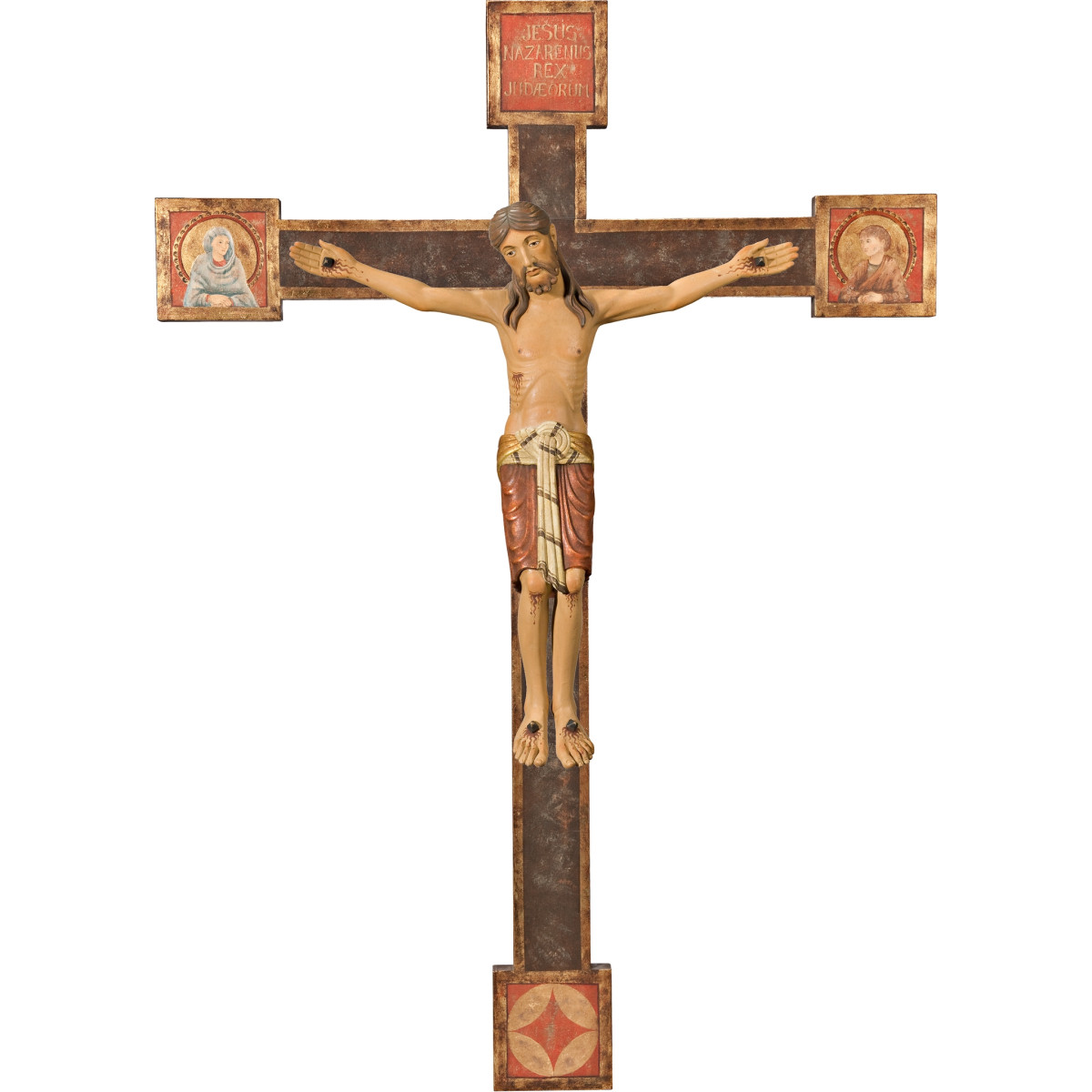 Cristo Románico en cruz